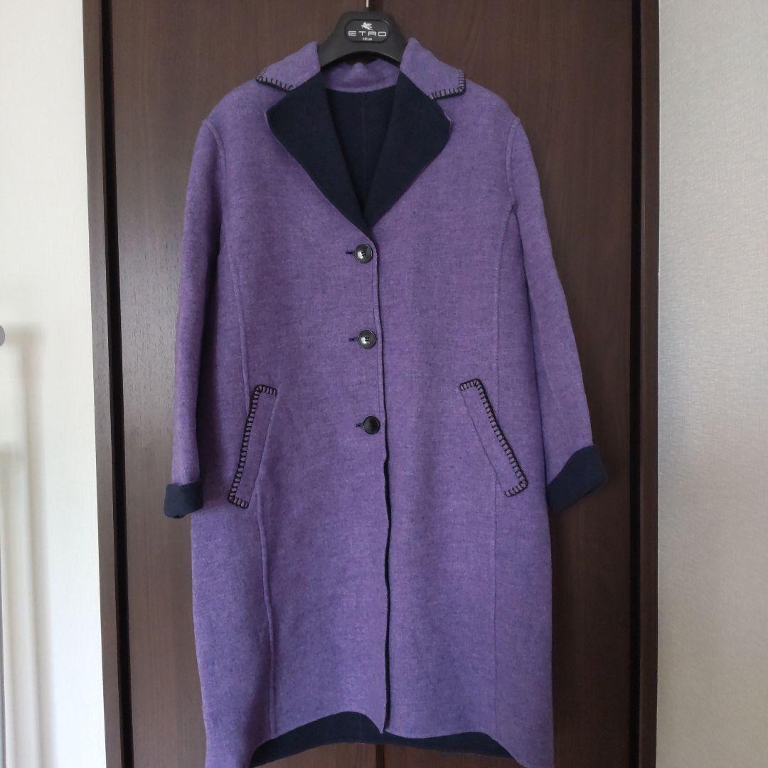 pon&masson ETRO 紫色 チェスターコート 新品未使用♡