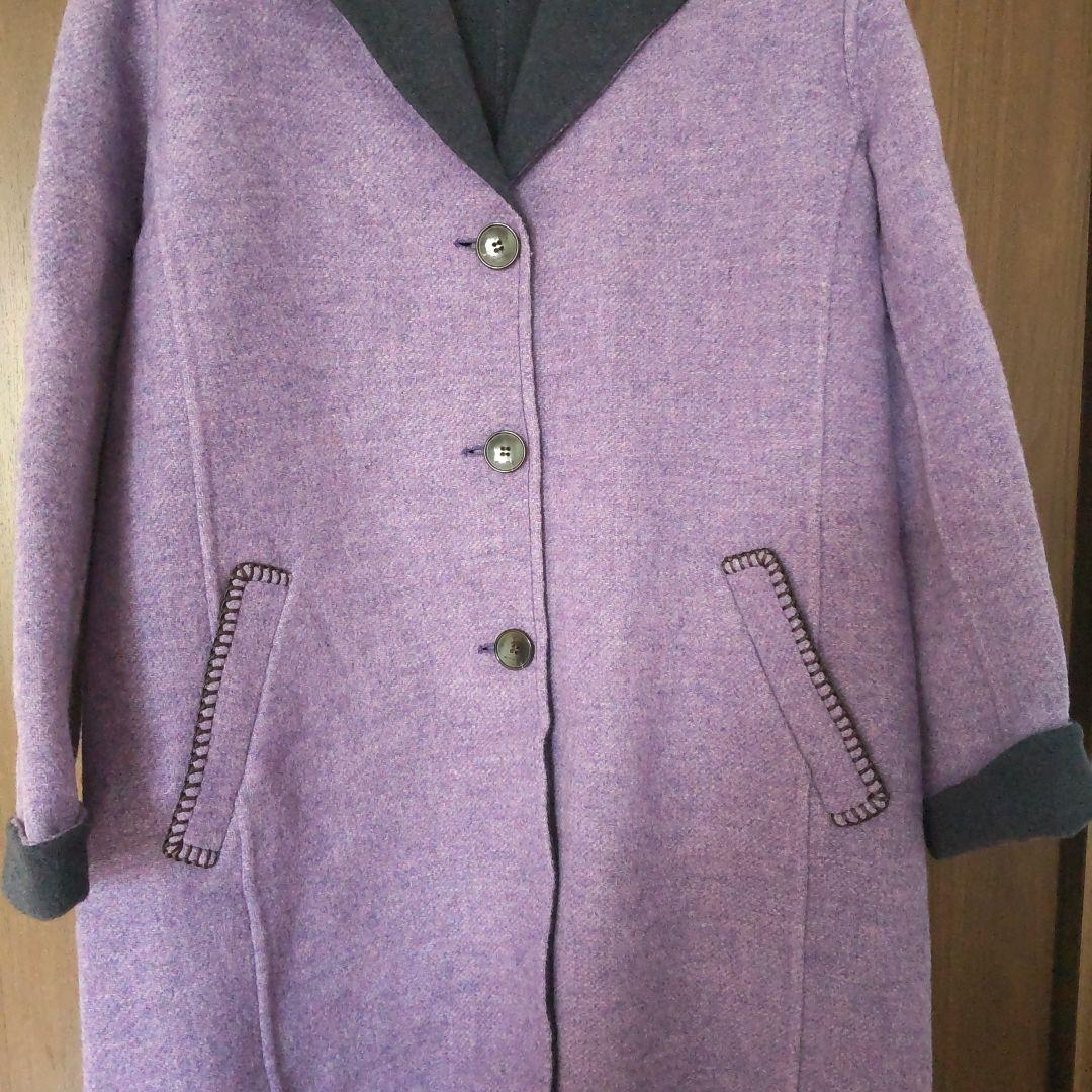 pon&masson ETRO 紫色 チェスターコート 新品未使用♡