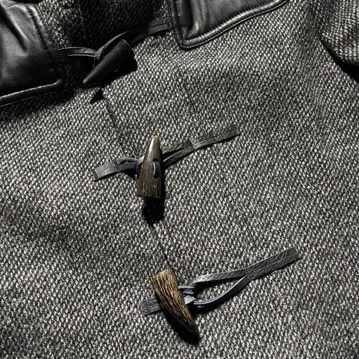 joseph homme ダッフルコート　レザー羊皮使用　ダッフルコード牛皮