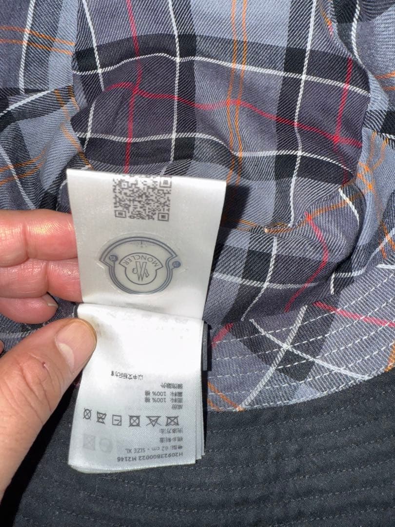 MONCLER Barbour モンクレール　バブアー　バケット　ハット XL