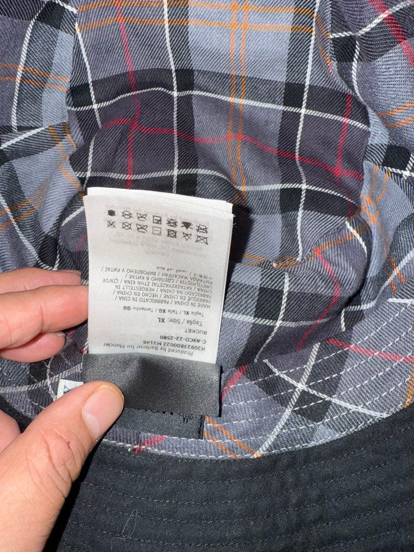 MONCLER Barbour モンクレール　バブアー　バケット　ハット XL