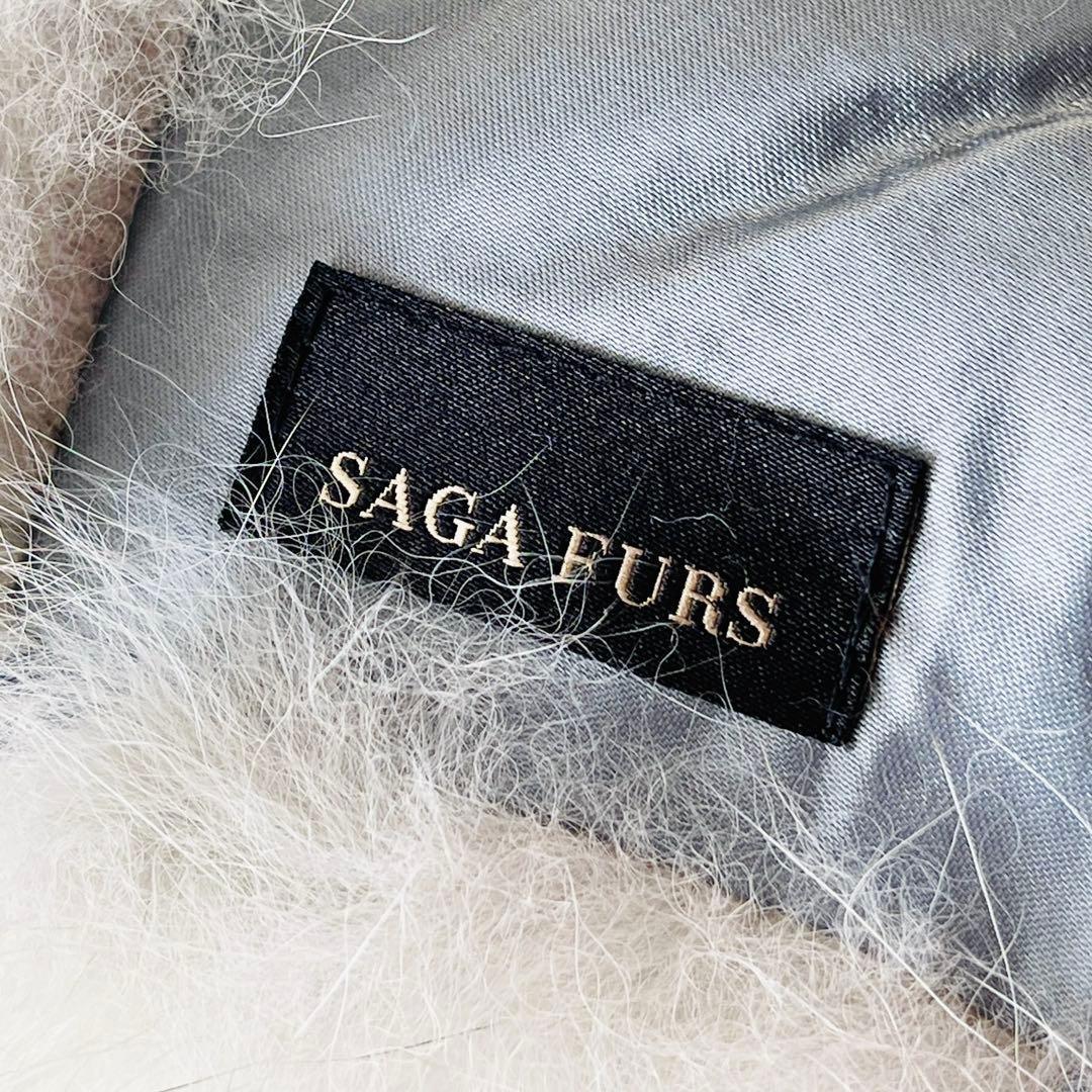 【美品✨】ロングコート　アンゴラ混　シルク混　ベルト　ファー　2way　Aライン