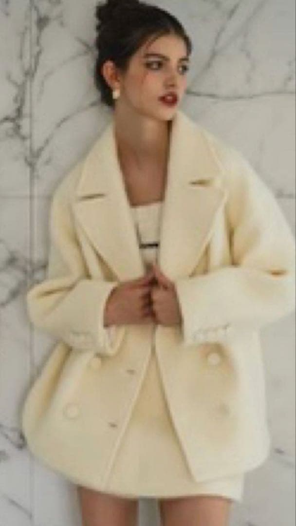 八尋♡シェリエ♡新品タグ付Handmadestitchwooljacket