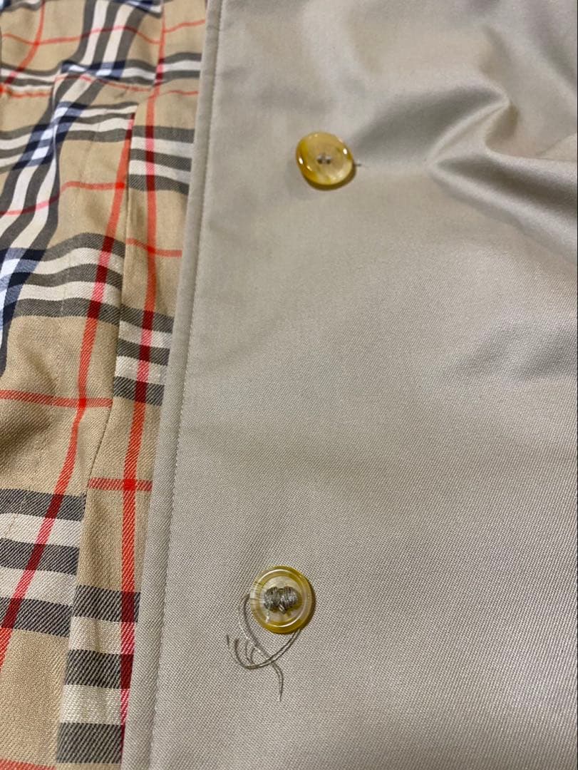 お値下げ❗️ ベージュ トレンチコート チェック裏地