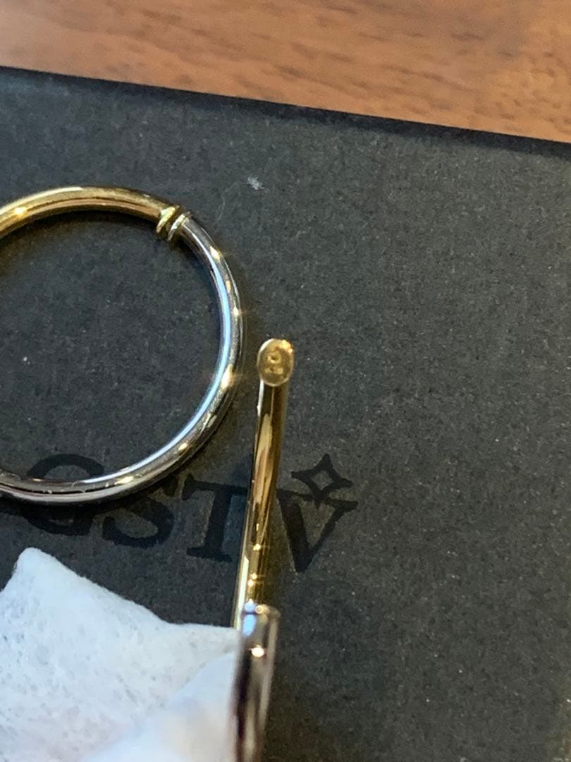 GSTV K18PG PT900 ピアリング