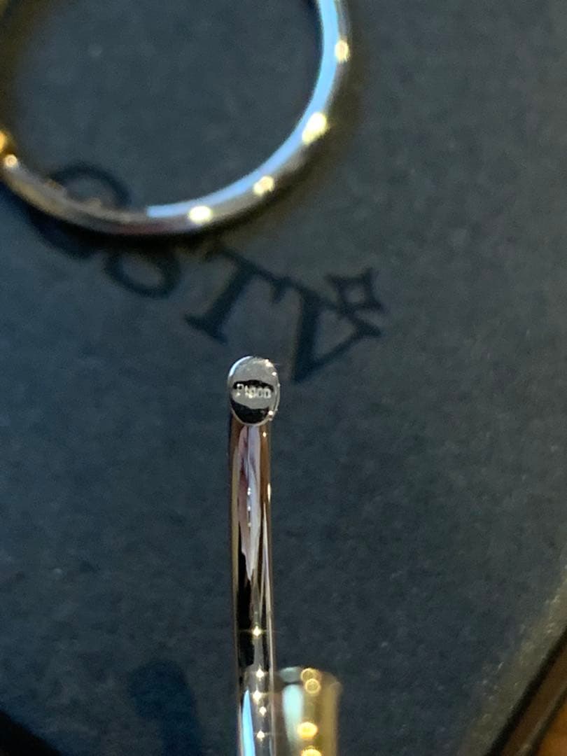 GSTV K18PG PT900 ピアリング