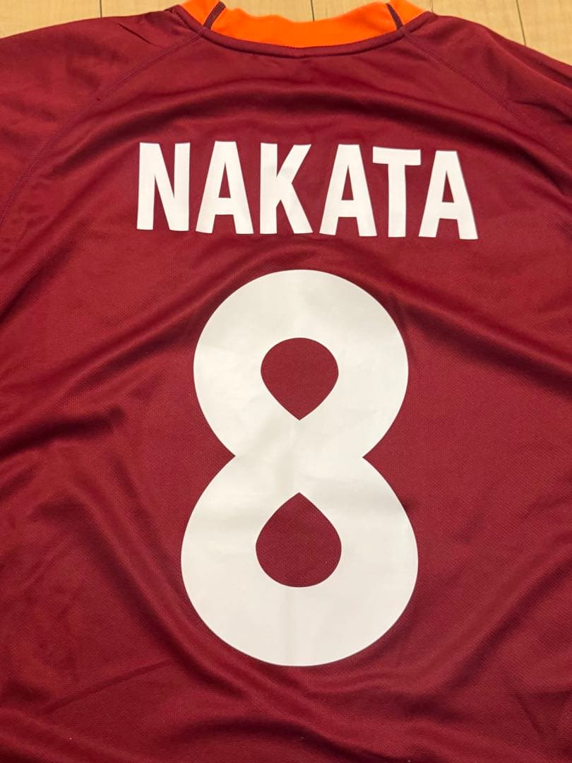 ASローマ　#8 中田英寿 00-01 シーズン　ホーム　レプリカユニフォーム