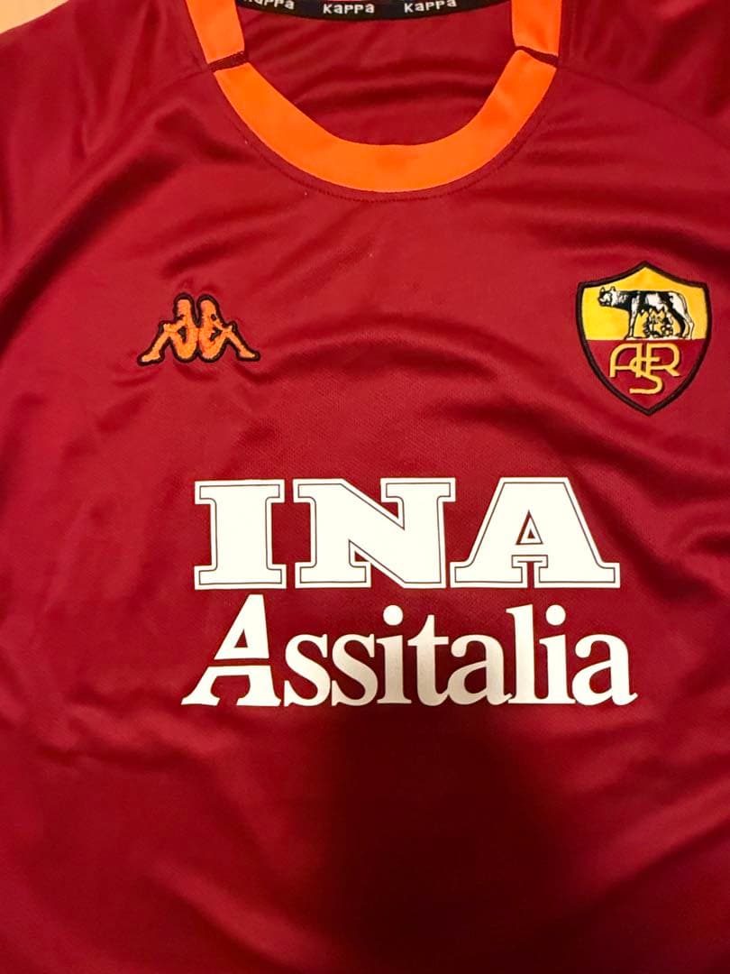 ASローマ　#8 中田英寿 00-01 シーズン　ホーム　レプリカユニフォーム