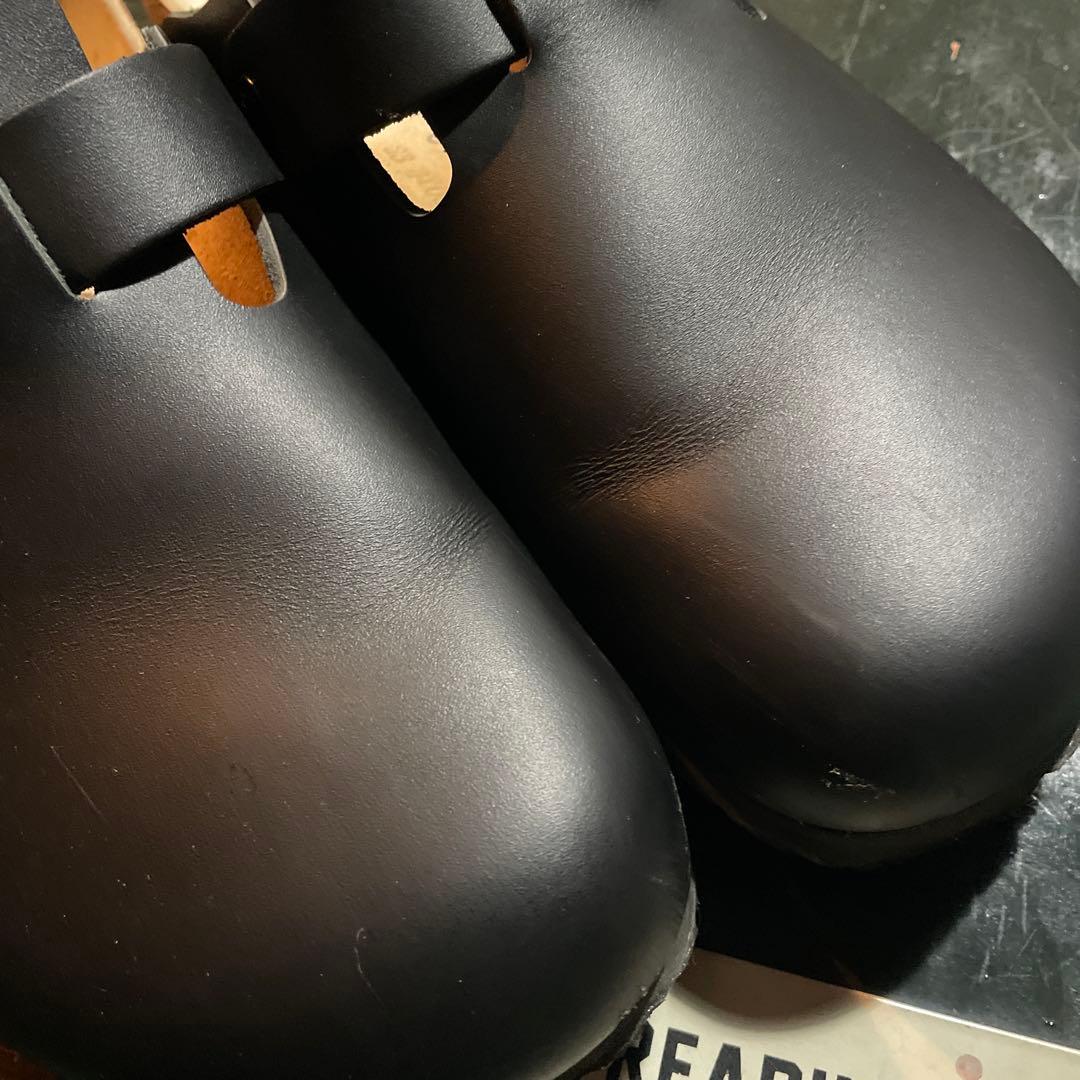 美品！ビルケンシュトック ボストン 本革レザー