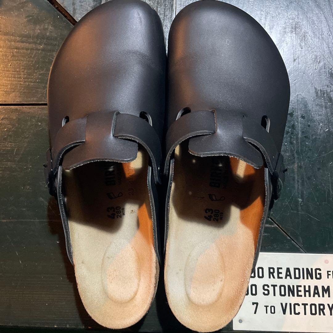 美品！ビルケンシュトック ボストン 本革レザー