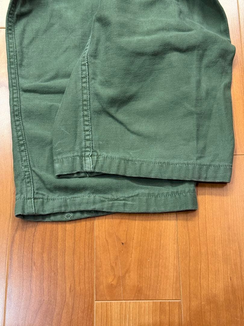60s US ARMY ベイカーパンツ W32 ボタンフライ OG107