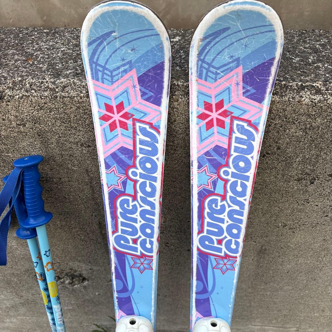 ジュニアスキー4点セット Pure conscious 110cm