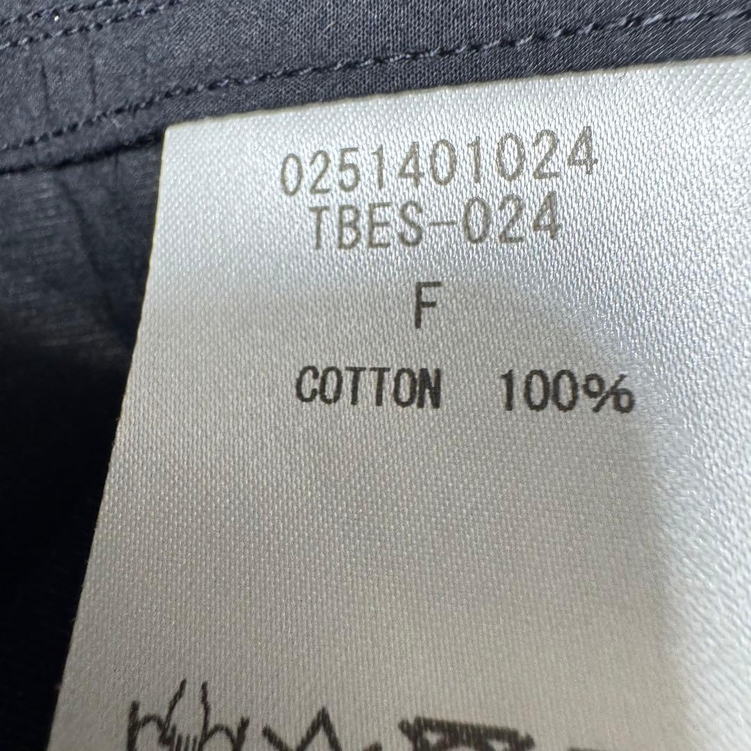 TICCA ティッカ コットン ハーブ シャツ ジャケット 黒 フリーサイズ