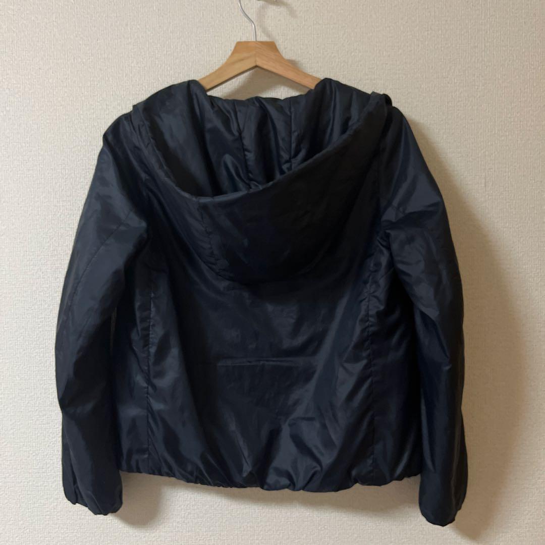 ネイビー ウールロングコート サイズ38 ロペ　ROPE ライナー付き