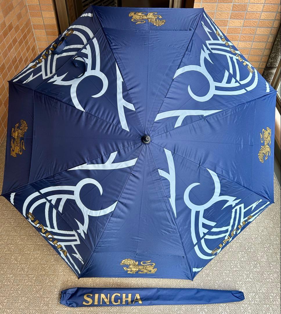 【激レア・非売品】ゴルフキャディーバッグシンハネイビーゴルフバッグ傘3点セット