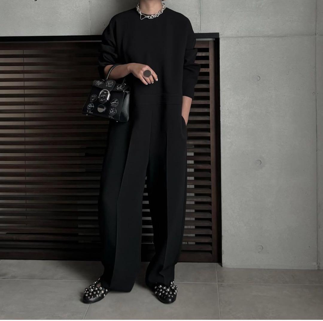 【極美品】LOHEN ローヘン　オールインワン　コンビネゾン　36 ブラック