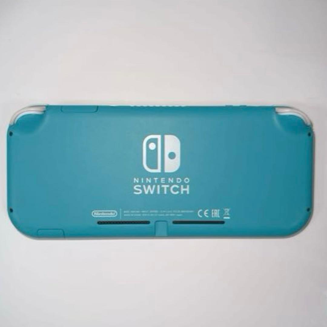 ぽて様　Nintendo Switchライト ターコイズ 箱 純正充電器付き