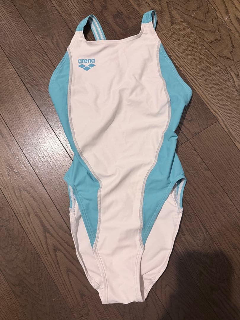 arena 水着 Lサイズ ホワイト/ブルー 競泳水着5着セット