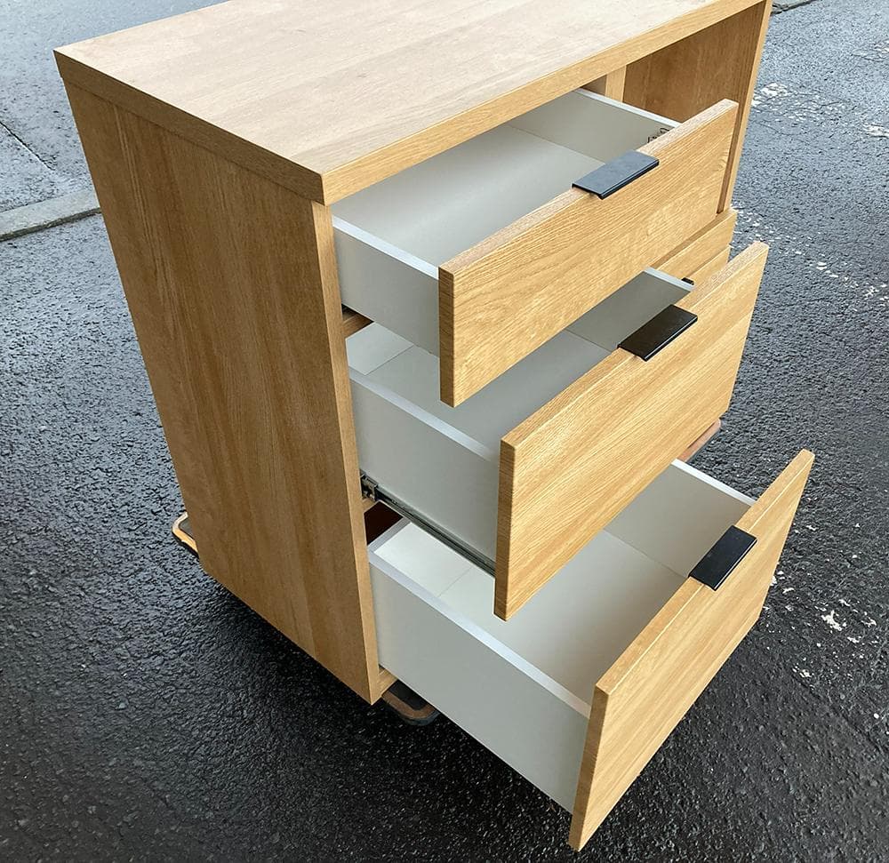 ニトリ / キッチンカウンター エトナ 90CT■ライトブラウン キャビネット