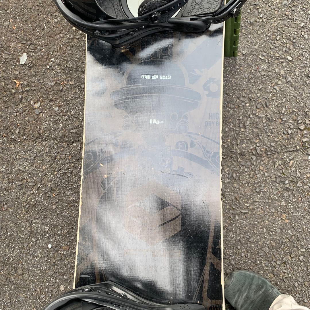 スノーボードセット FTWO 158cm ＋ FLUX PR＋ケース グラトリ