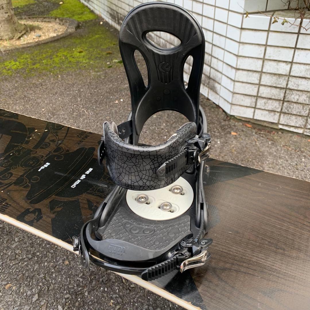 スノーボードセット FTWO 158cm ＋ FLUX PR＋ケース グラトリ