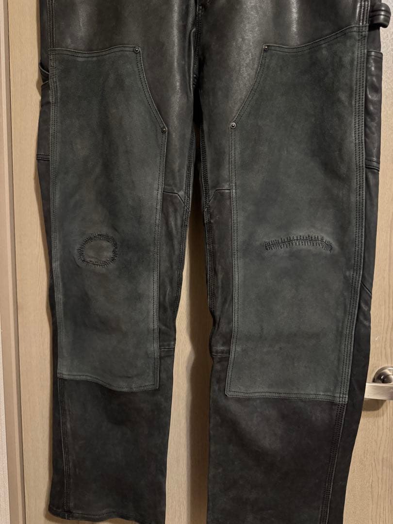 レショップ×ブルーナボイン×TCWNN レザーパンツ XL 美品