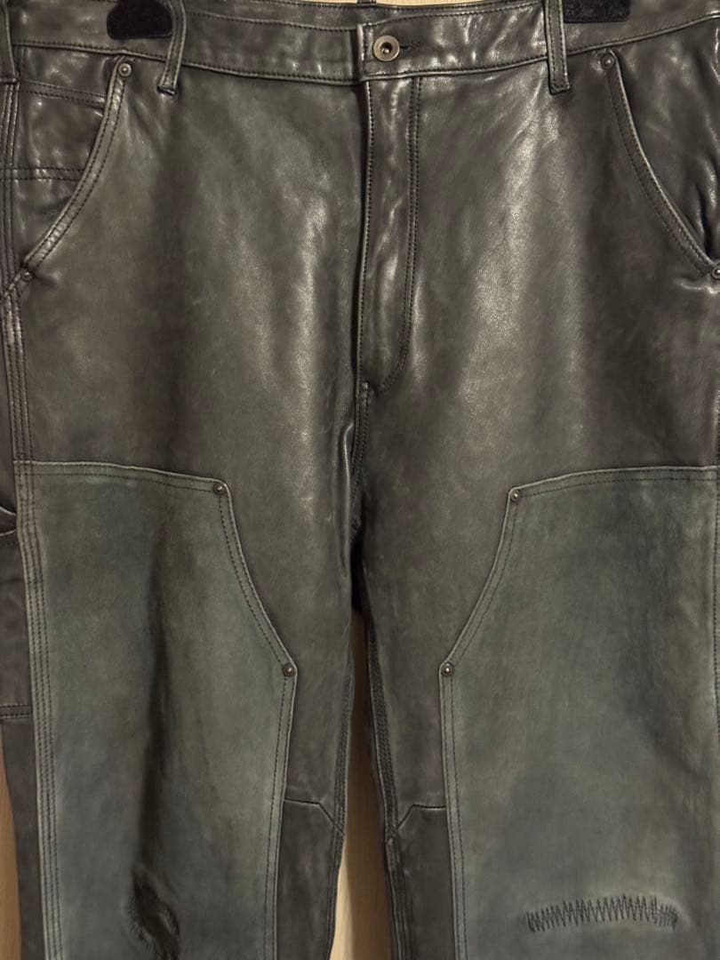 レショップ×ブルーナボイン×TCWNN レザーパンツ XL 美品