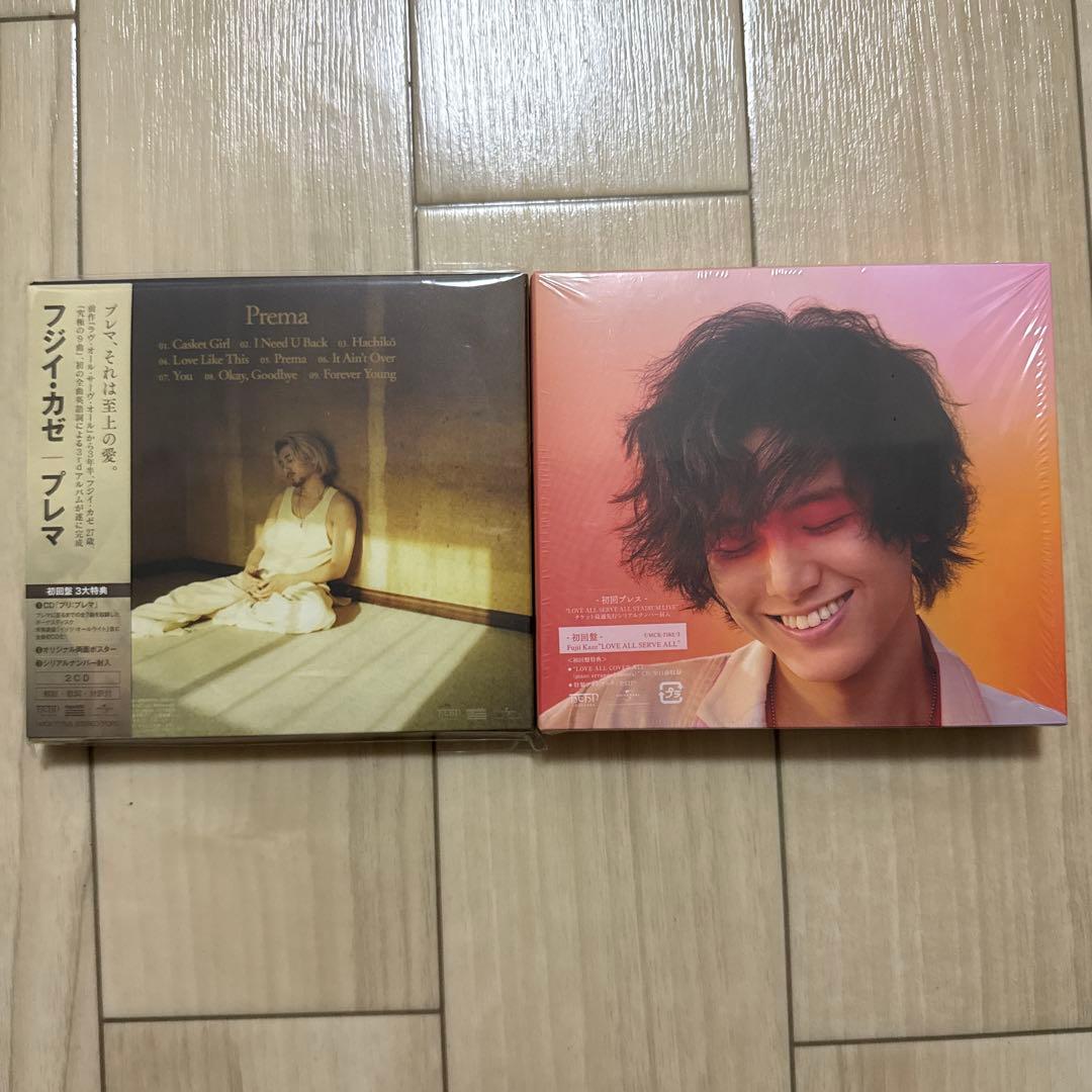 藤井風Premaプレマ & LOVE ALL SERVE ALL初回新品おまけ付