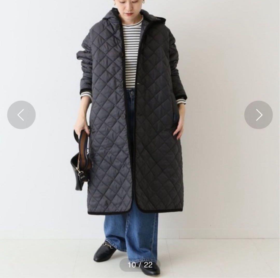 FRAMeWORK 【LAVENHAM】 別注 フードキルティングコート