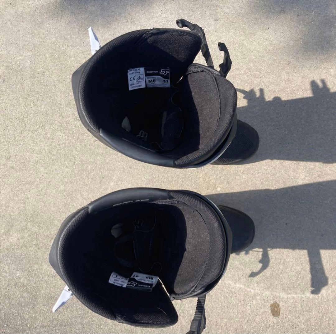 FOX COMP Xブーツ ブラック 美品 M8 25.5㎝