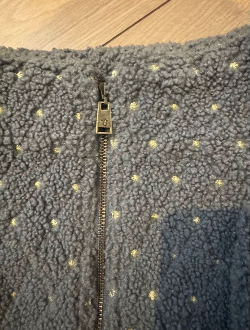 bibiy スカート　グレー　ODETTE BOA PLEATED SKIRT