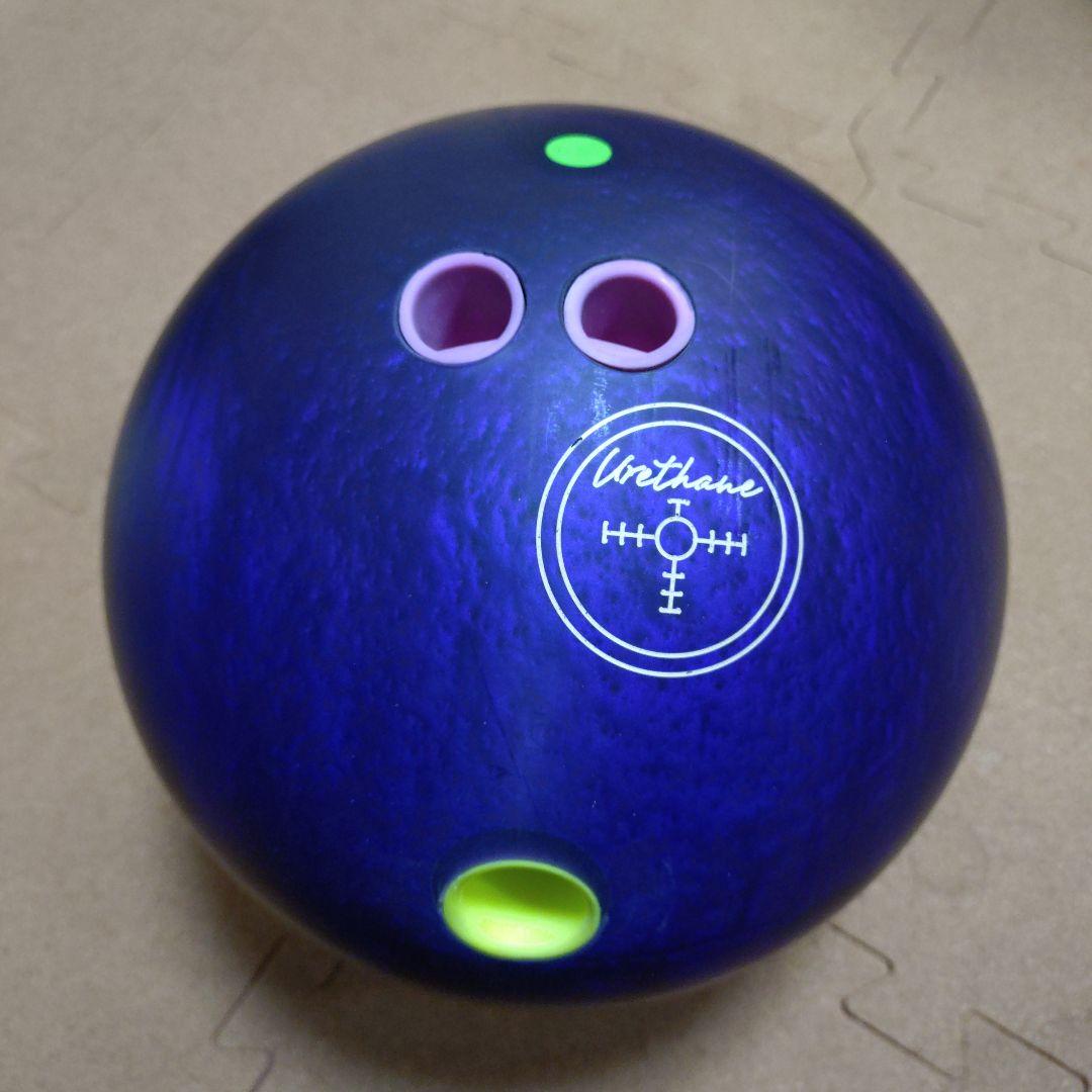 ボウリングボール14ポンド パープルバールウレタン