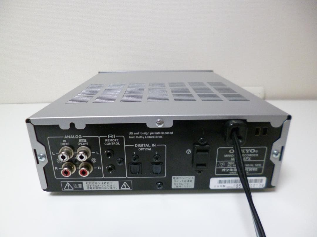 Hi-MD再録可 ONKYO MD-105FX INTEC205最終型MDデッキ