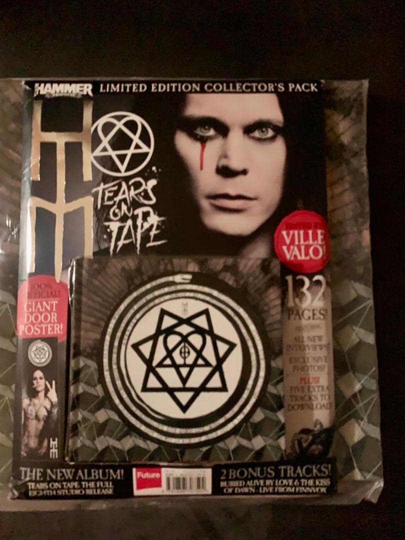 HIM “Tears on Tape”l Hammer サイン入り