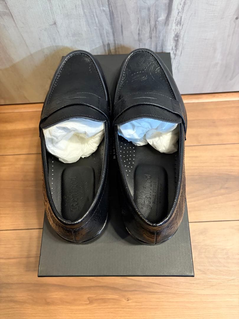 27cm ビューティーアンドユース別注 ケンフォード ローファー ペイズリー