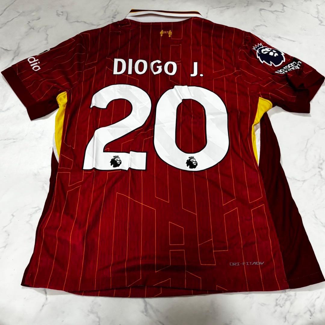 ワ*ー様 【美品】リヴァプール　ディオゴ・ジョッタ ホームユニフォーム
