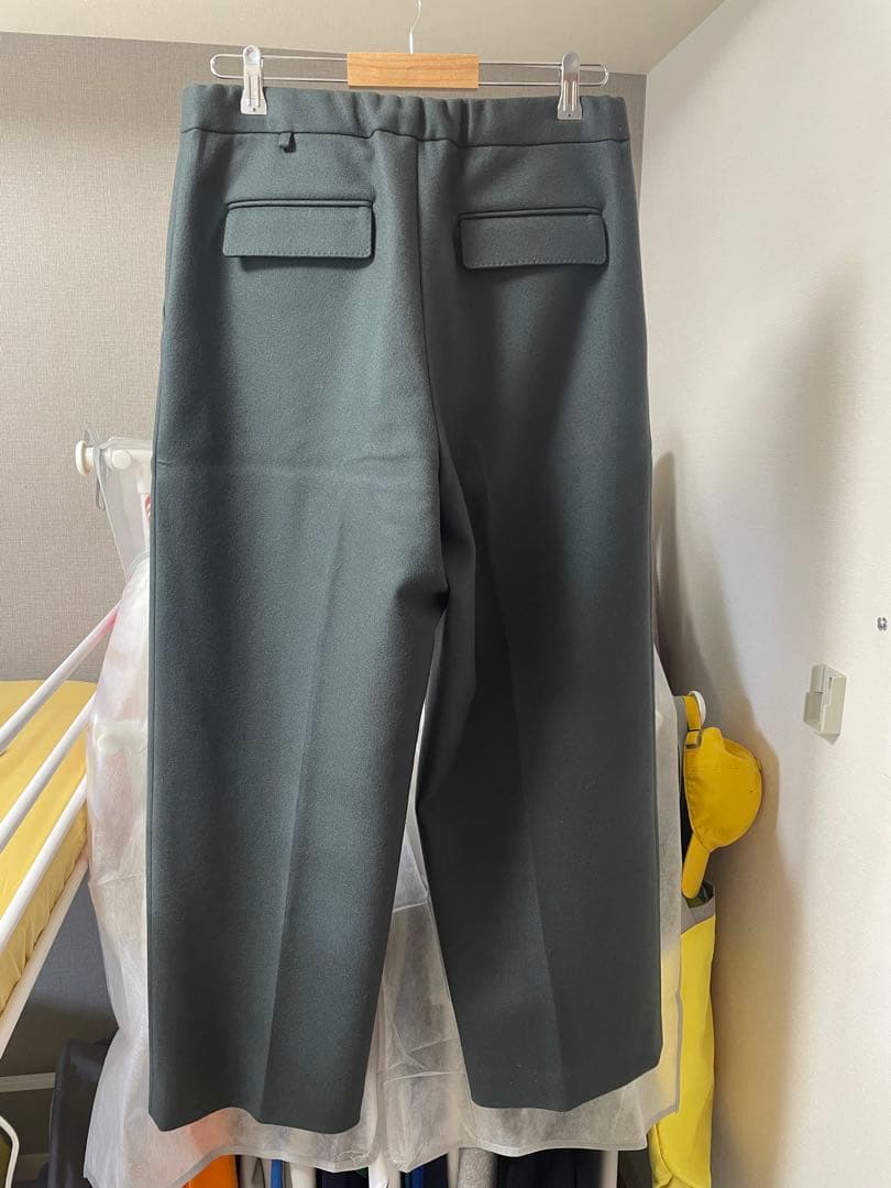 the reracs ウール　ワイドスラックス