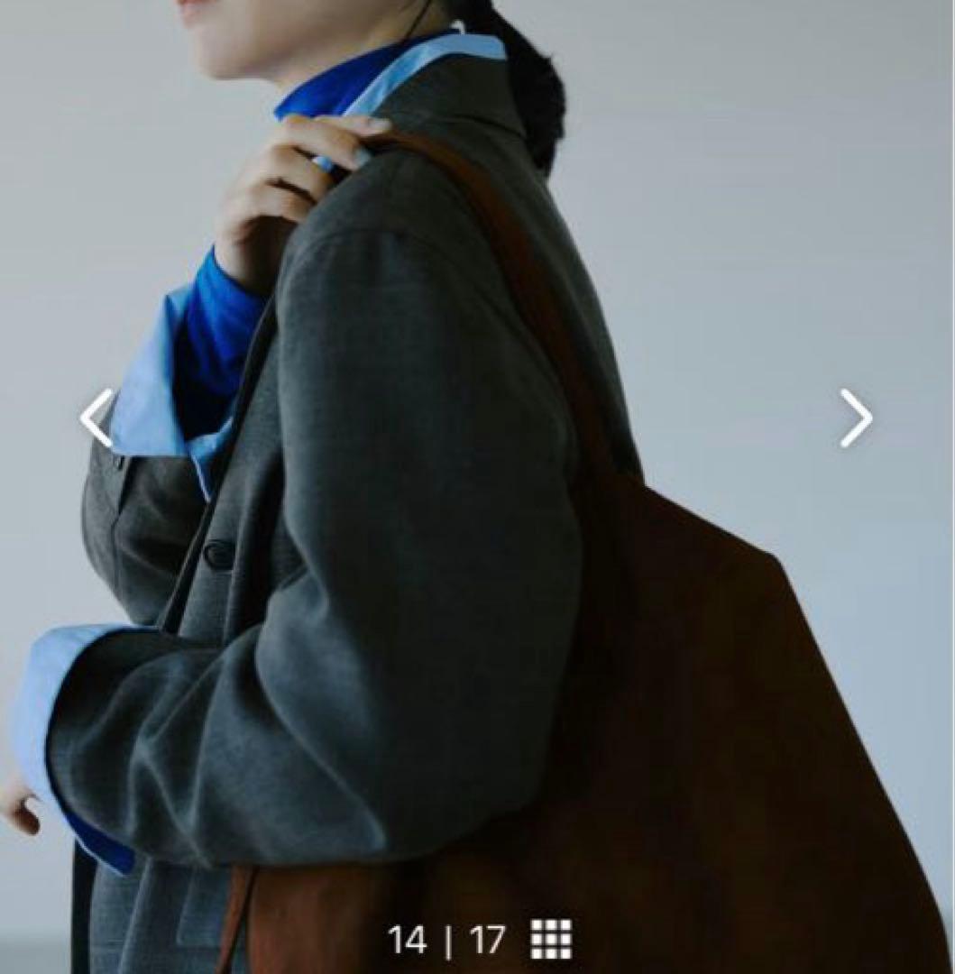 Morphée オイルスエードレザーバッグ Lサイズ