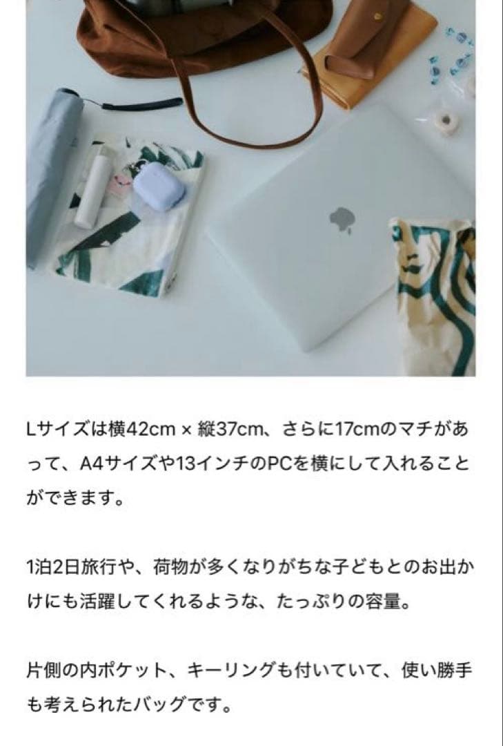 Morphée オイルスエードレザーバッグ Lサイズ