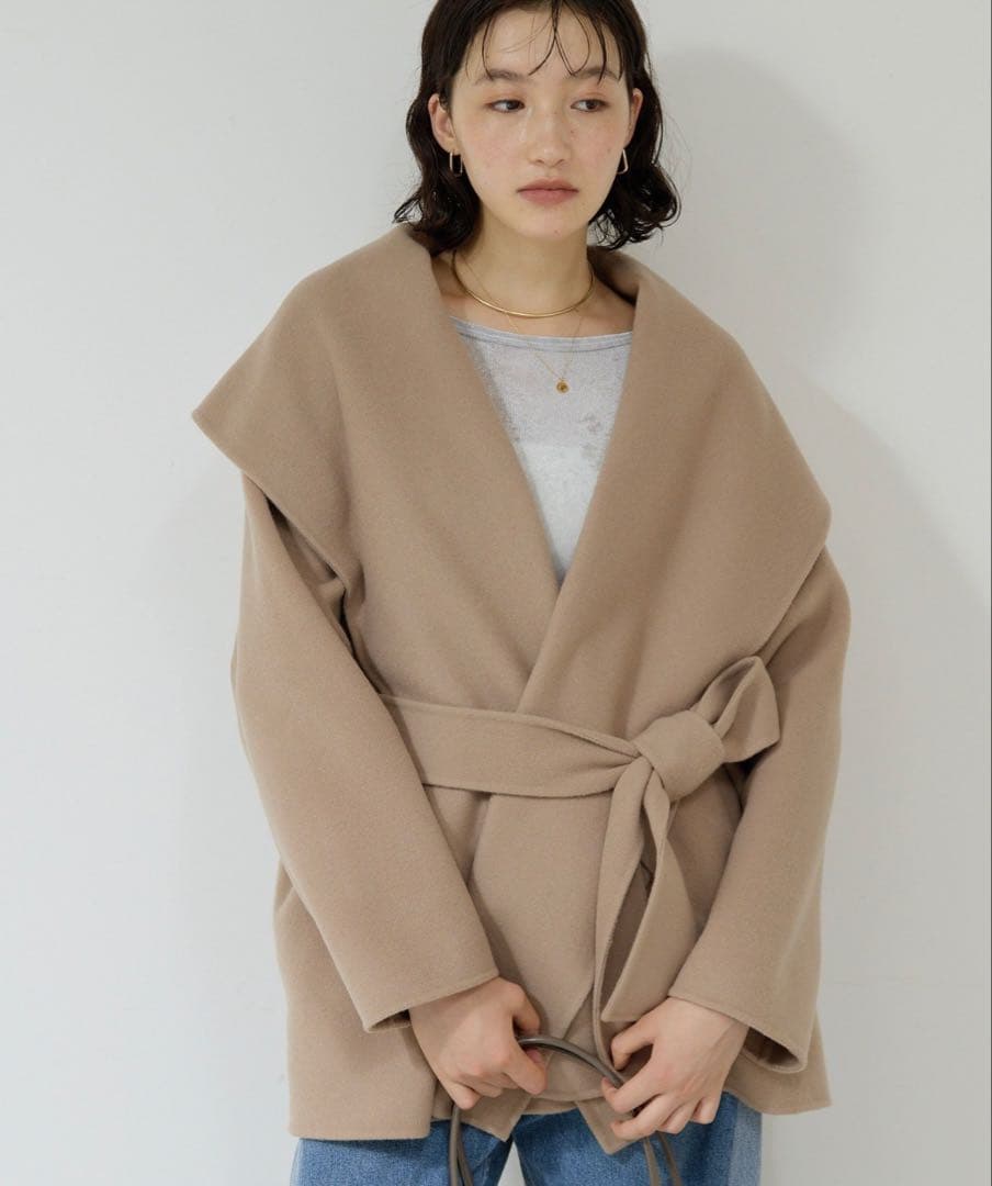 【GALLARDAGALANTE】リバーショールコート