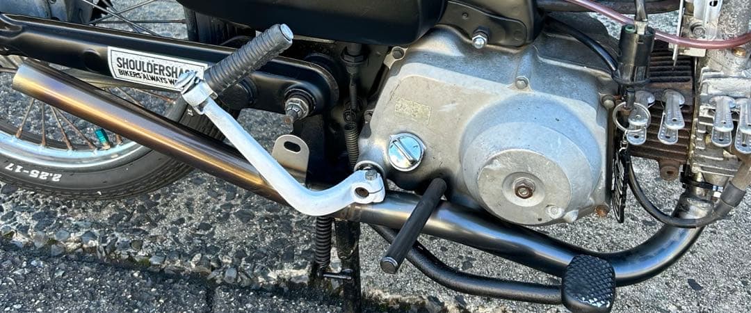 田中レア　小鉄管　チョッパー　スーパーカブマフラー