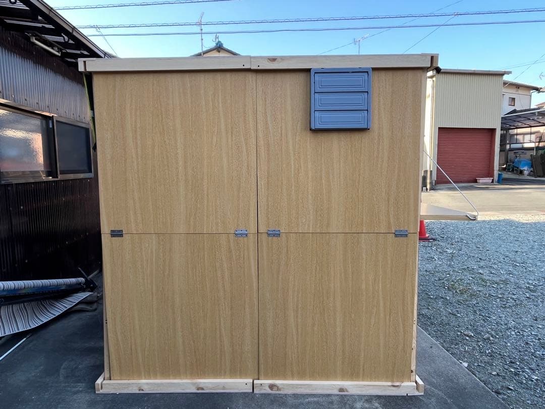 持ち家の庭などに出店出来る！マルシェも！組み立て簡単！移動式屋台店舗　即営業可能