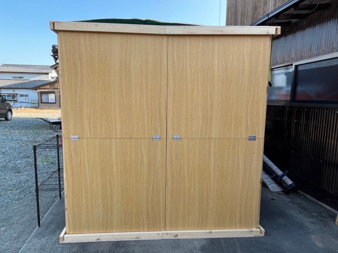 持ち家の庭などに出店出来る！マルシェも！組み立て簡単！移動式屋台店舗　即営業可能