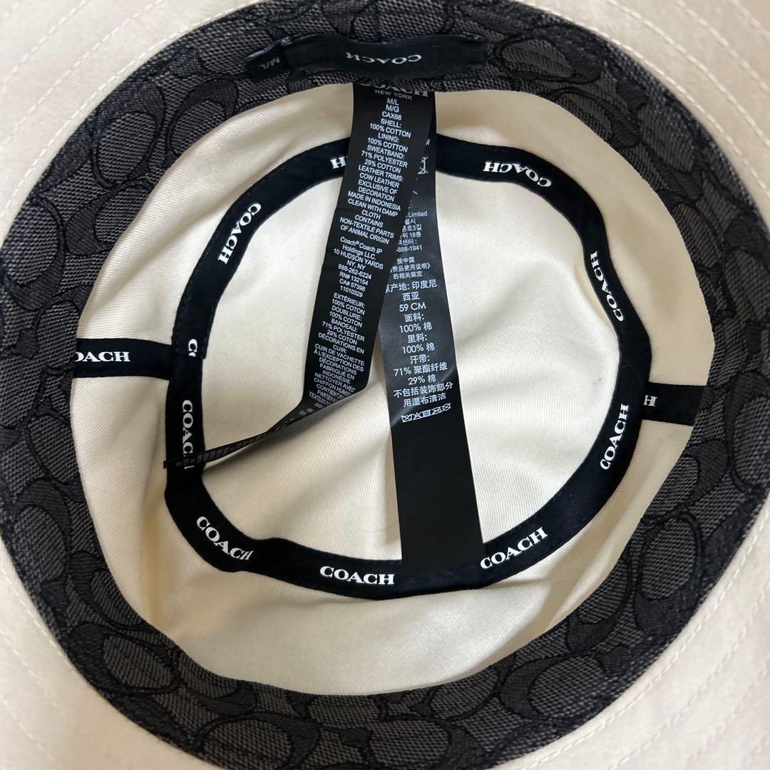 coachのバゲットハット