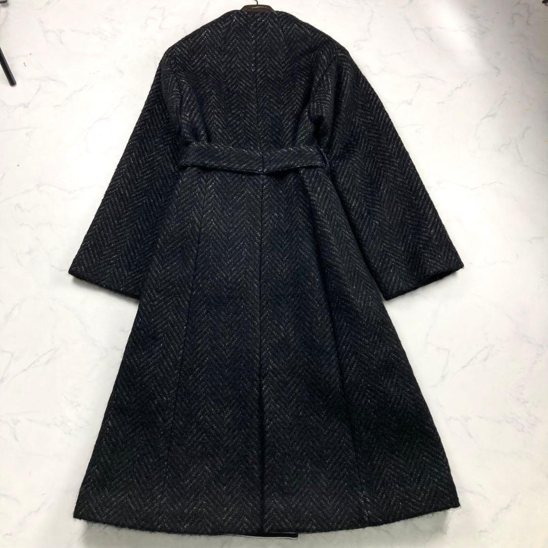 【新品タグ付き】ボーダーズアットバルコニー ツイード トレンチコート 定価18万