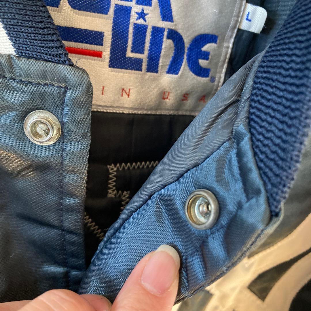 USA製 90s Yankees スタジャン ダークグリーン Lサイズ