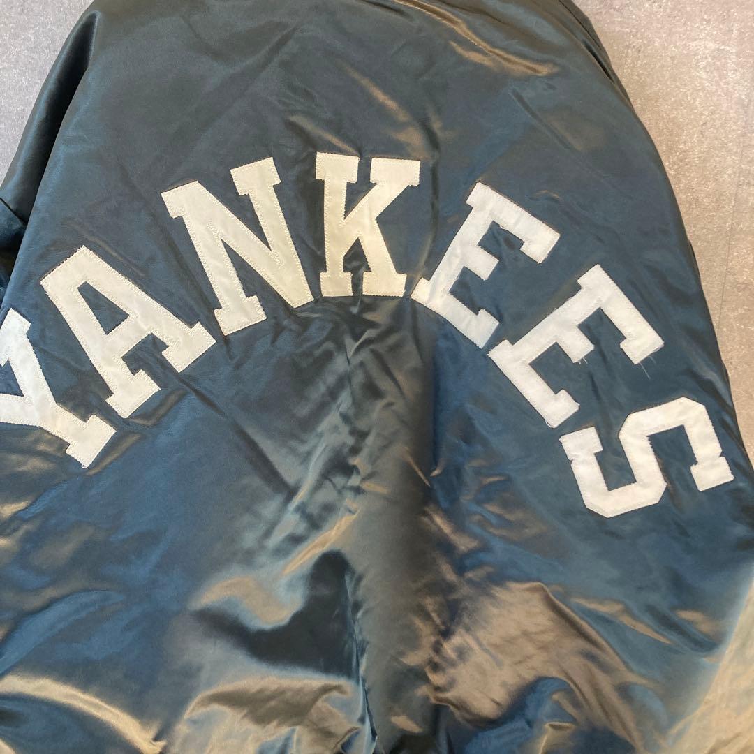 USA製 90s Yankees スタジャン ダークグリーン Lサイズ