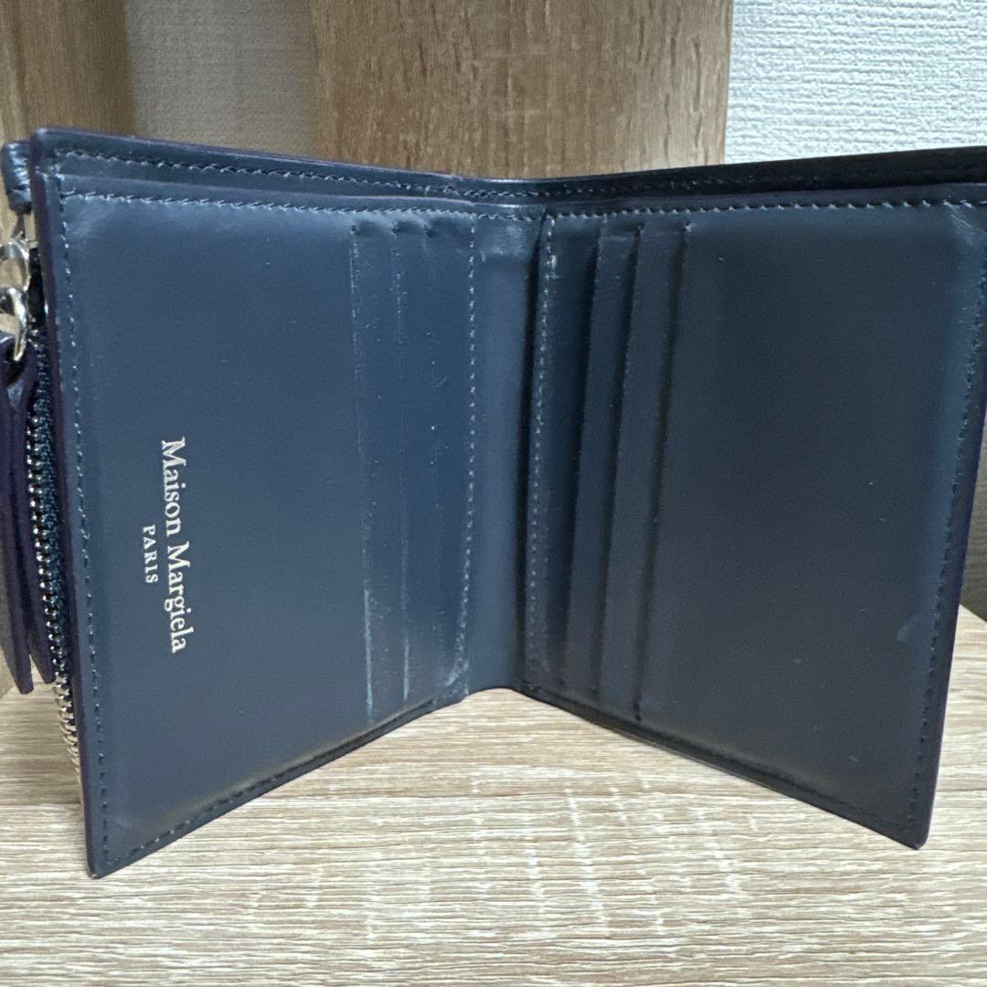 Maison Margiela フリップ フラップ ネイビー 財布
