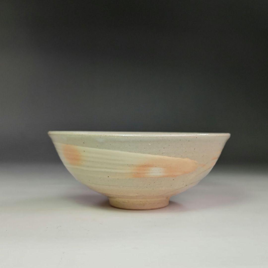 イ882 茶碗『橋本美峰造』『色絵　蛍　ホタル　平茶碗　共箱』茶道具　抹茶碗