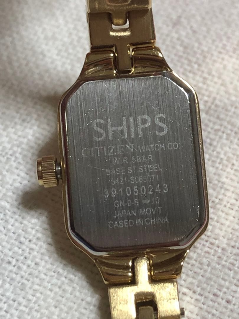CITIZEN kii × SHIPS コラボ時計　電池交換済